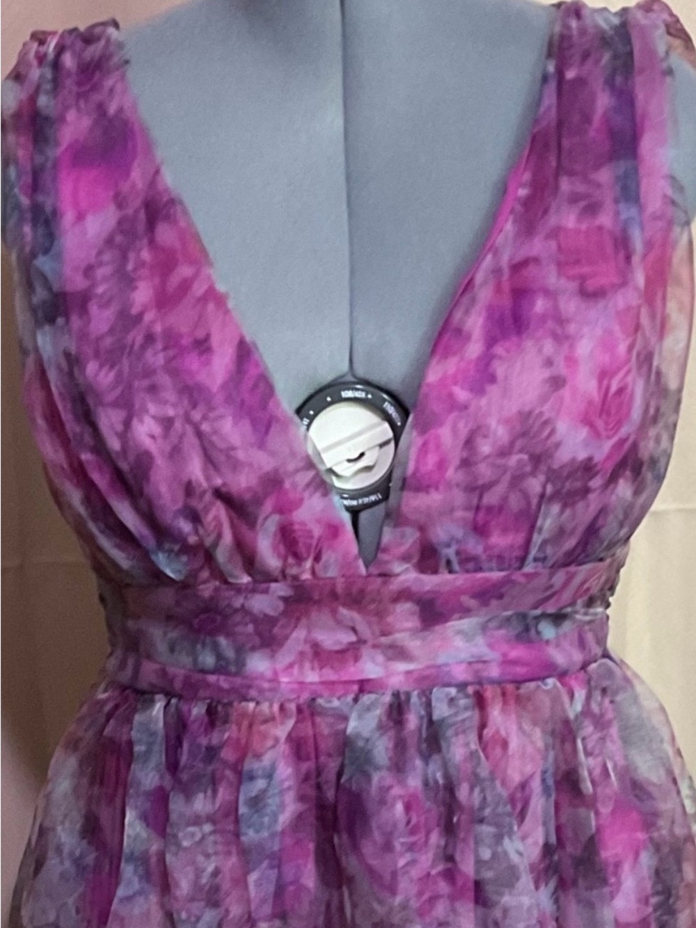 Lulu’s garden romance maxi gown NWT - Picture 4 of 9